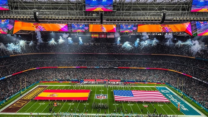 Estadio de fútbol moderno